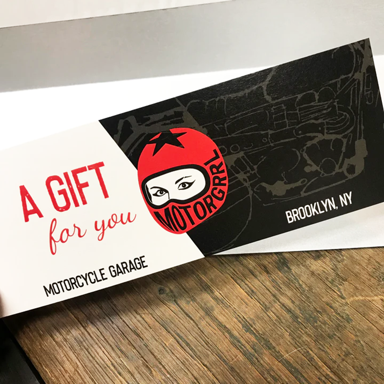 Motorgrrl Gift Certificate