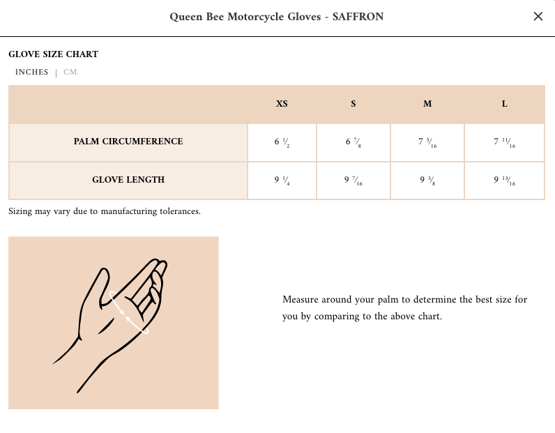 Queen Bee Motorcycle Gloves - Women's - Black