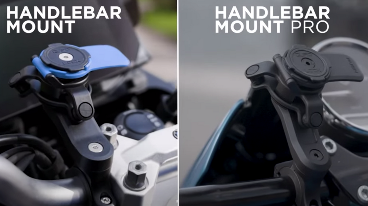 Quad Lock Motorcycle Handlebar Mount - REG & PRO