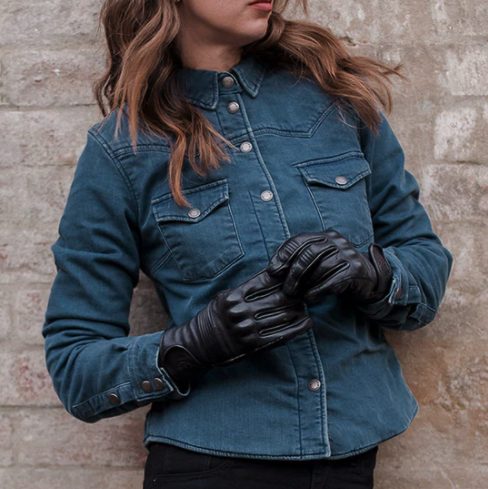Savannah Motorcycle Shirt - Women's - Denim