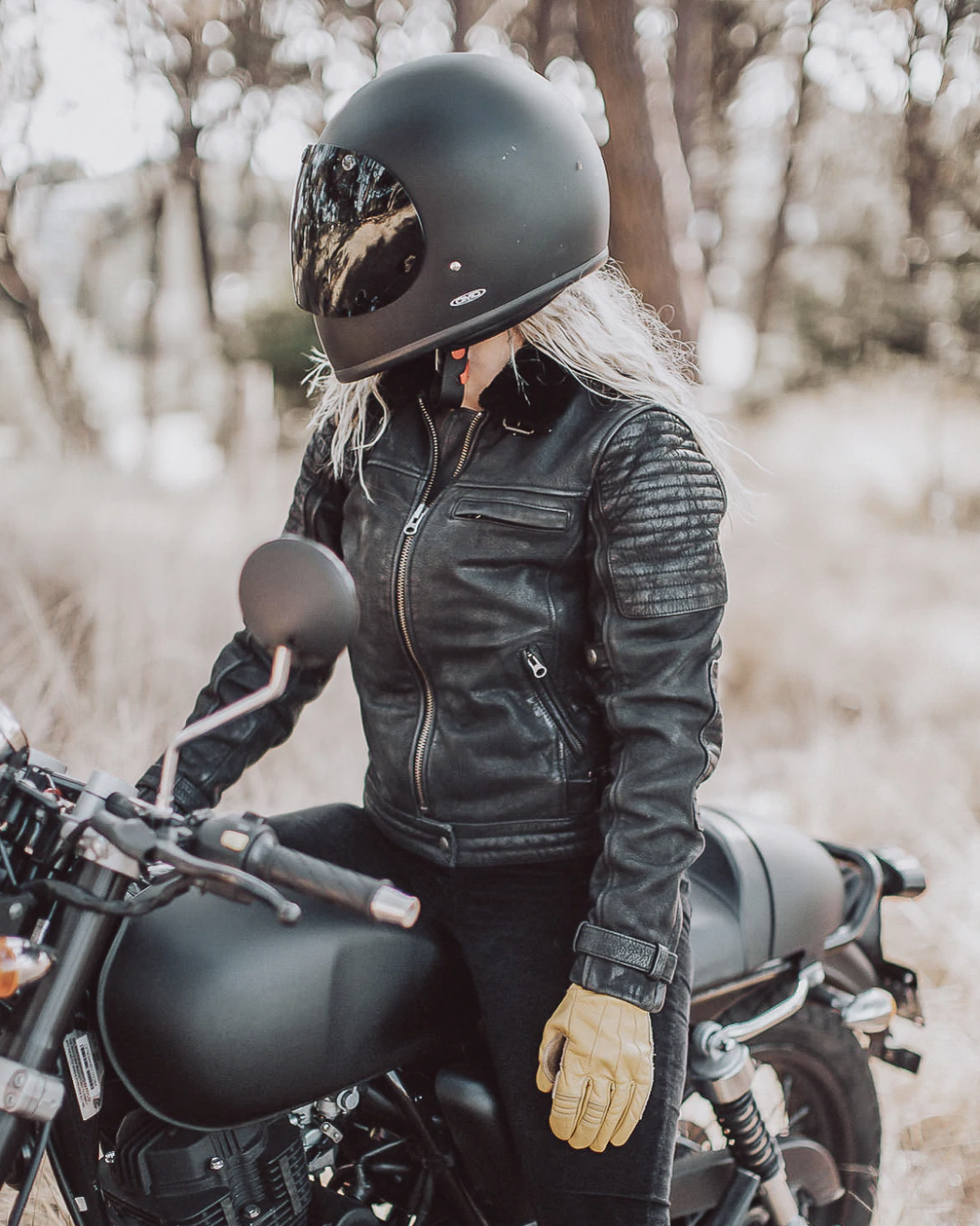 Night Hawk Motorcycle Jacket - Women's - Black