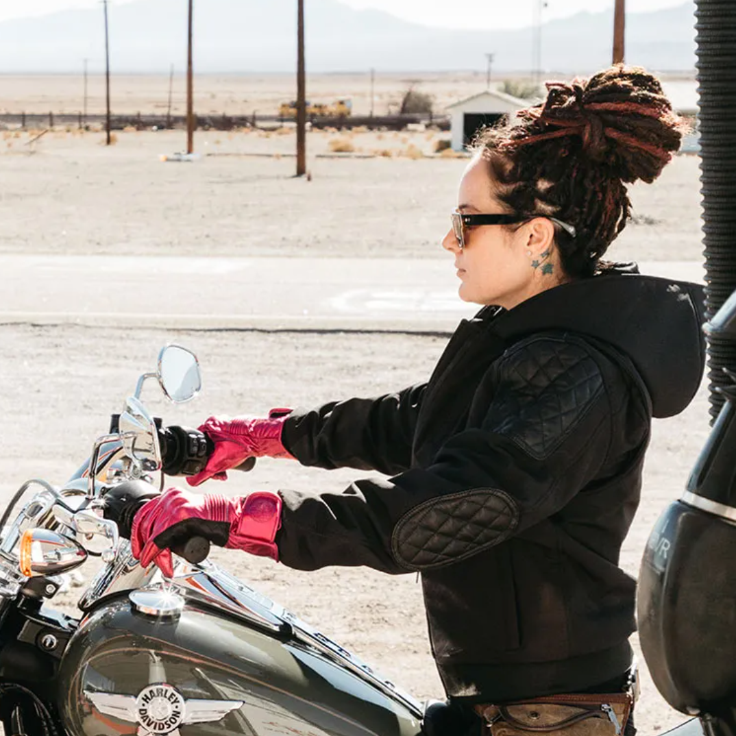 Delta Motorcycle Hoodie - Women's - Black