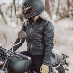 Night Hawk Motorcycle Jacket - Women's - Black